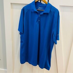 Nike Golf Tour Performance Dri-Fit Mens Polo Shirt XL Blue